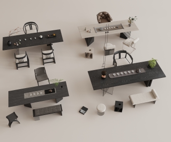 Modern Tea Tables And Chairs-ID:628401045