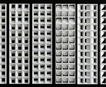 Modern Cement Brick Screen Partition-ID:151330958