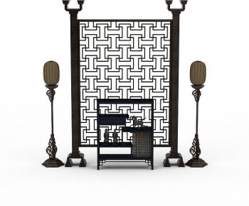 New Chinese Style Shelving-ID:723578963