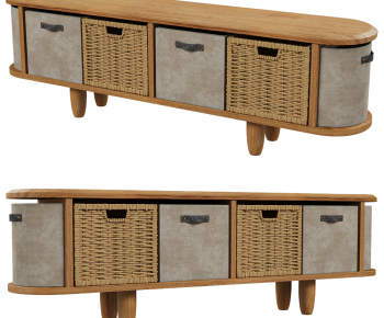Wabi-sabi Style TV Cabinet-ID:811528926