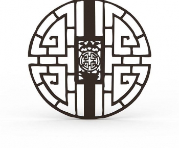 New Chinese Style Wooden Screen Partition-ID:208463913