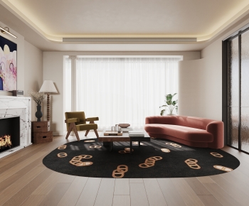 Modern A Living Room-ID:877942097