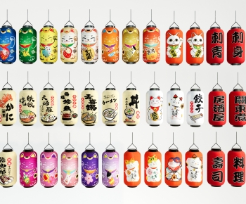 日式灯笼组合-ID:115449428