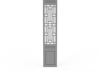 新中式木质屏风隔断-ID:408885963