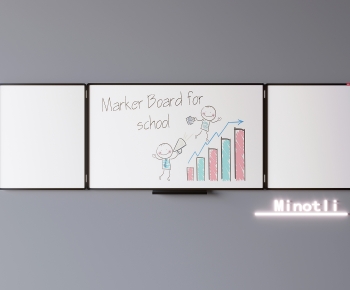 Modern Blackboard/whiteboard-ID:197675949