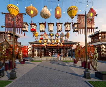 Chinese Style Commercial Street-ID:284166103