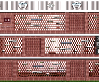 New Chinese Style Landscape Wall-ID:985560416