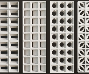 Modern Cement Brick Screen Partition-ID:872661115