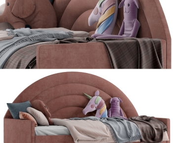 Modern Child's Bed-ID:857609033