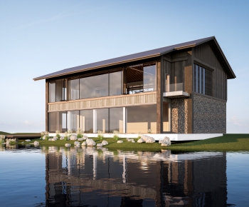 Modern Appearance Of Commercial Building-ID:255789857