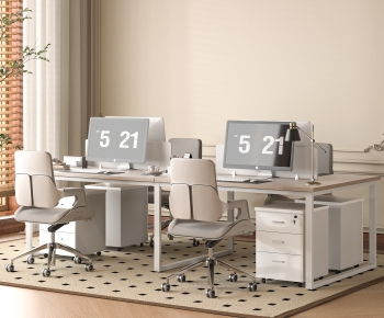 Modern Office Desk And Chair-ID:466759929