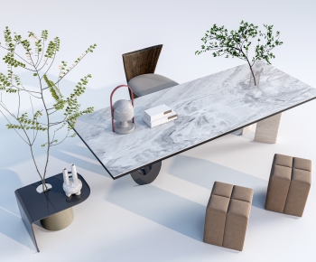 Modern Computer Desk And Chair-ID:183754929