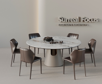 Modern Dining Table And Chairs-ID:363631966