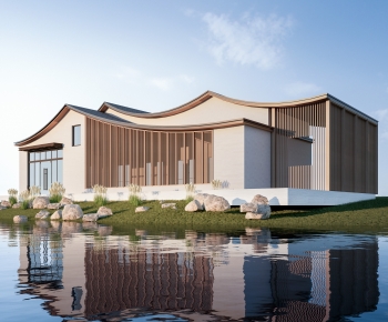 Modern Appearance Of Commercial Building-ID:697177892