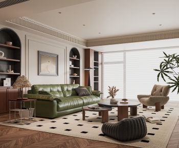 French Style A Living Room-ID:226710081