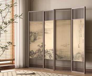 New Chinese Style Wooden Screen Partition-ID:145376929