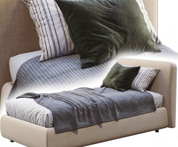 Modern Single Bed-ID:824372058