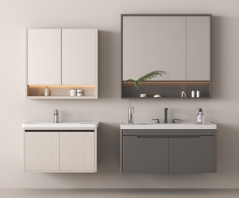 Modern Bathroom Cabinet-ID:154808045