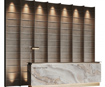 Modern Reception Desk-ID:630739933