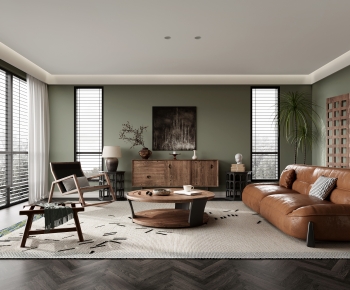 Modern A Living Room-ID:804889922