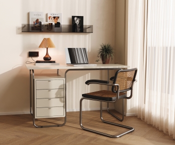 Modern Computer Desk And Chair-ID:982748992