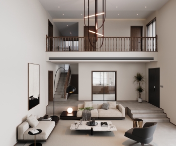 Modern A Living Room-ID:189784057