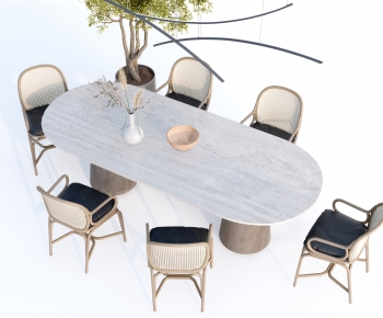 Modern Dining Table And Chairs-ID:984951023