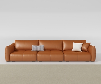 Modern Three-seat Sofa-ID:496089941