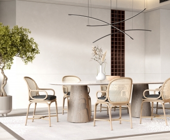 Modern Dining Table And Chairs-ID:318537955