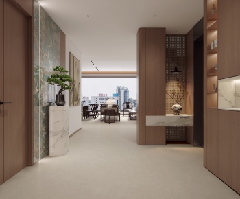 New Chinese Style Hallway-ID:409943106