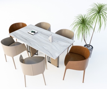 Modern Dining Table And Chairs-ID:419558053
