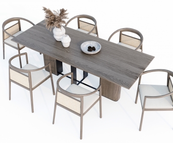 Modern Dining Table And Chairs-ID:661777979