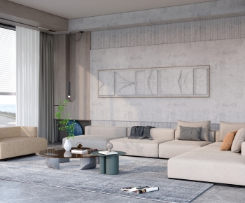 Modern A Living Room-ID:840473896