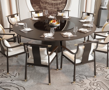 New Chinese Style Dining Table And Chairs-ID:697805887