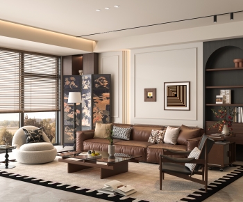 Modern A Living Room-ID:203028925