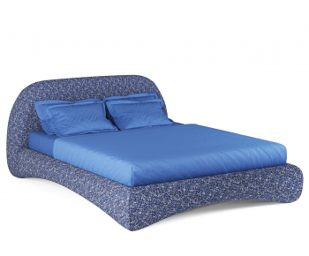 Modern Double Bed-ID:843040942