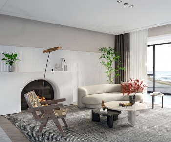 Modern A Living Room-ID:158360055