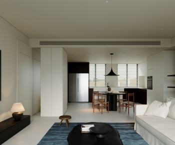 Modern A Living Room-ID:812917951