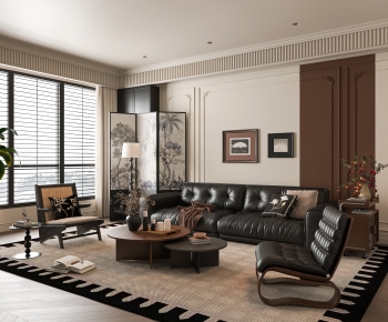 French Style A Living Room-ID:904458058