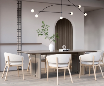 Modern Dining Table And Chairs-ID:512795939