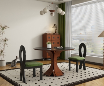 Modern Dining Table And Chairs-ID:378376967