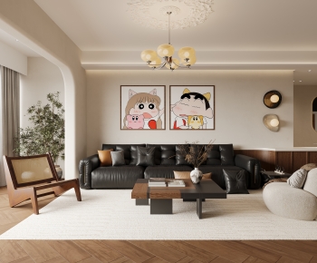 French Style A Living Room-ID:319585081