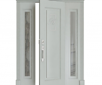 Simple European Style Entrance Door-ID:963500989