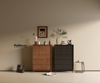 poliform现代实木斗柜组合-ID:181449894