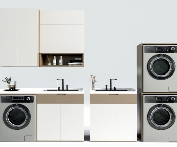 Modern Laundry Cabinet-ID:887423044