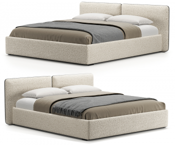 Modern Double Bed-ID:687715053
