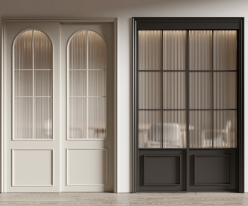 French Style Sliding Door-ID:132222894