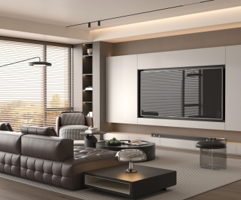 Modern A Living Room-ID:832393881