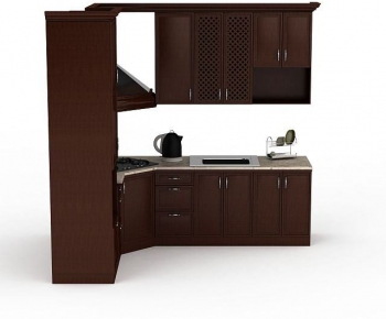 European Style Kitchen Cabinet-ID:608532912