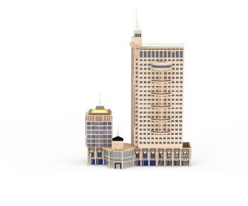 Classical Style Appearance Of Commercial Building-ID:408999936